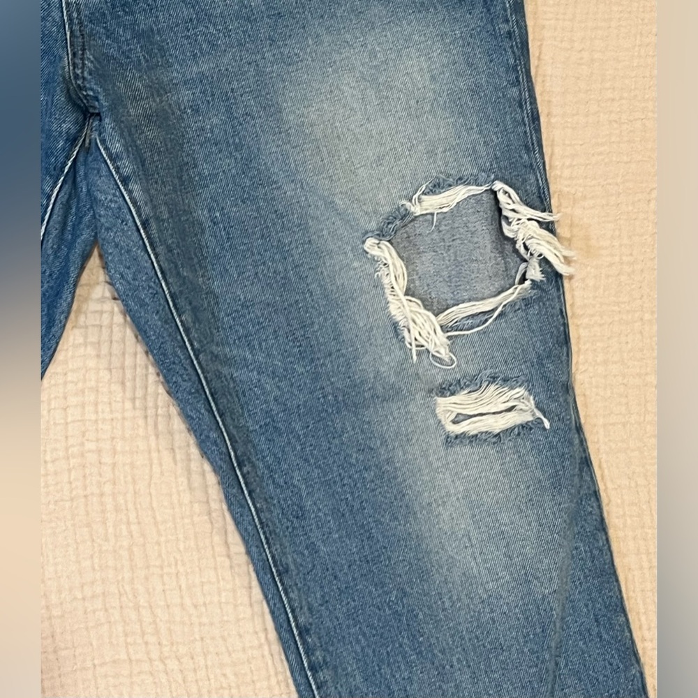 J CREW Jeans Womens Slouchy Boyfriend High Rise Medium Wash 100% Cotton Size 31 - Picture 6 of 14